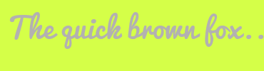 Image with Font Color B3B1B1 and Background Color D5FF48